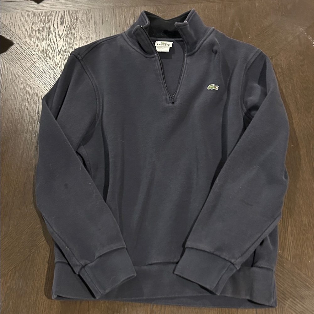 Lacoste Dark Blue Half-Zip Pullover